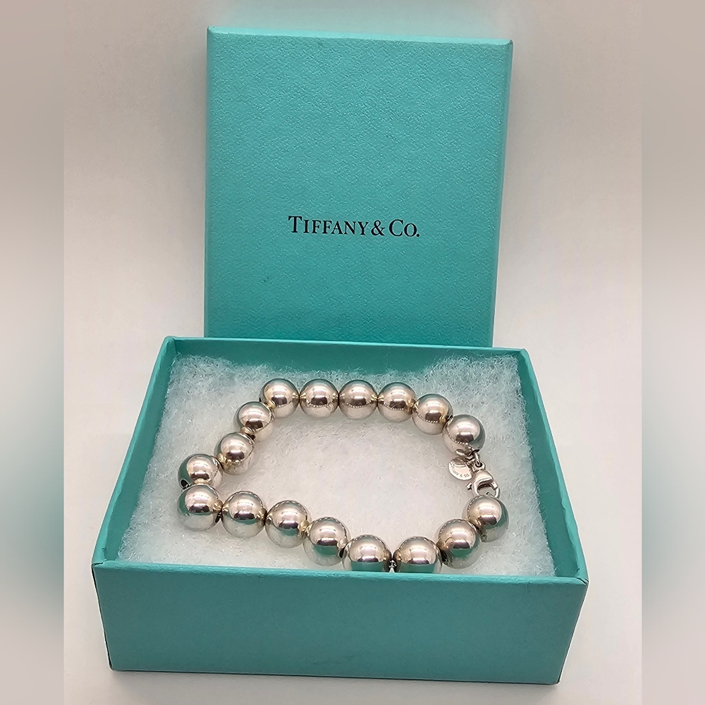 Tiffany & Co. Sterling Silver Hardwear Ball Bracelet
